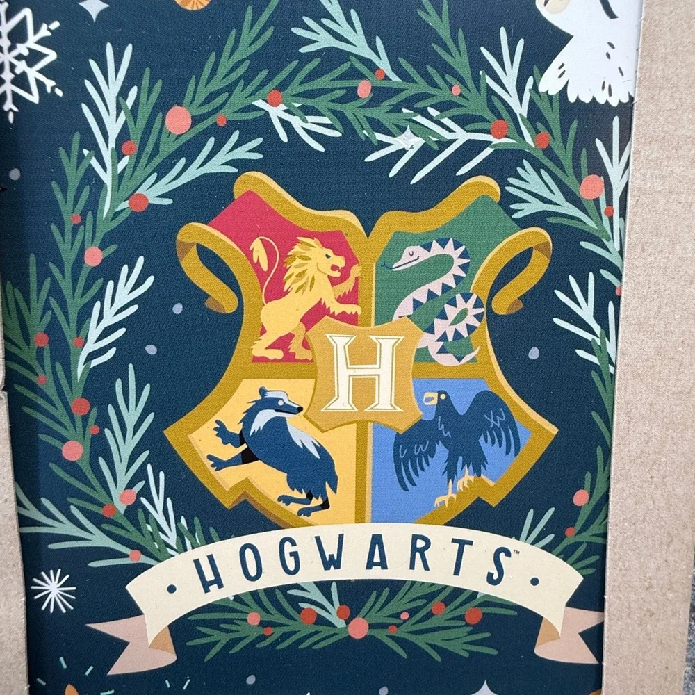 Hallmark Harry Potter Christmas Cards 18 Count Blue New Hogwarts‎ Crest Holiday